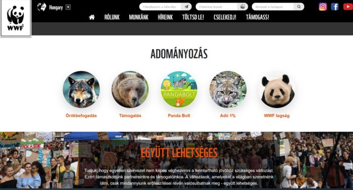 WWF adományozás