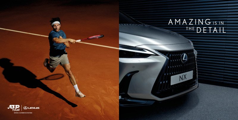 This year Lexus will be a partner to move at ATP Tour