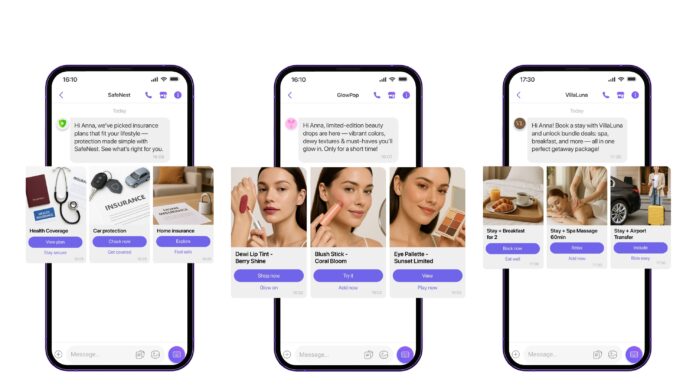 Rakuten Viber_Carousel üzenetek