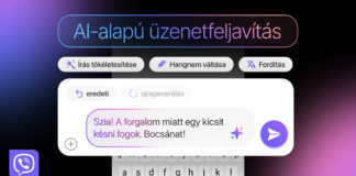 AI-alapú üzenetfeljavító funkcióval erősít a Viber