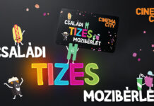 Elstartolt a Cinema City Családi TIZES Mozibérlete
